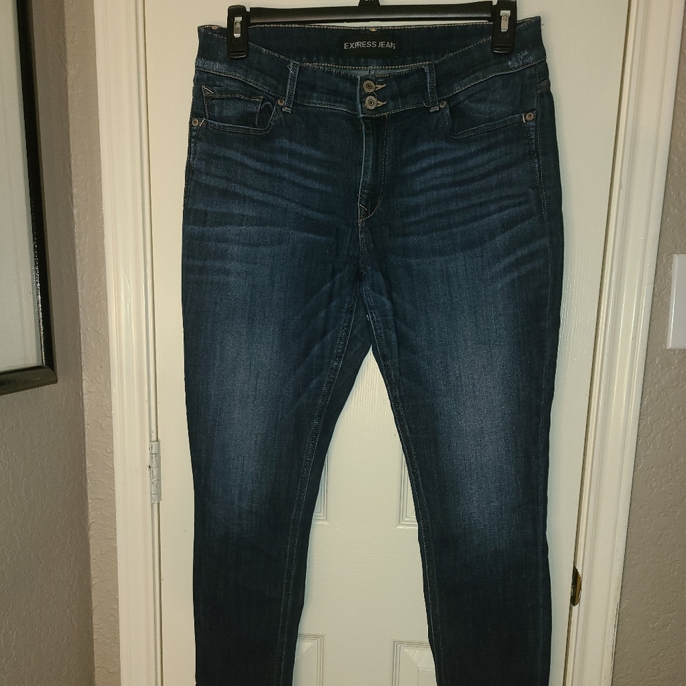 Express Mia Cropped Legging Mid Rise